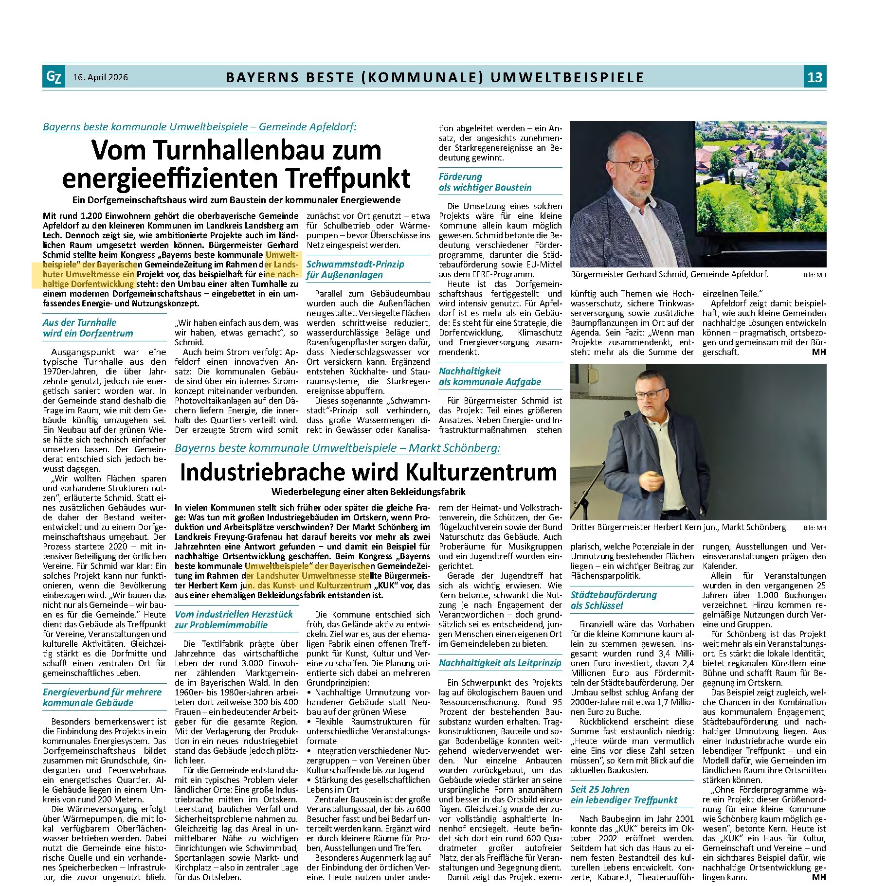 Gemeindezeitung April 2026 Seite 13